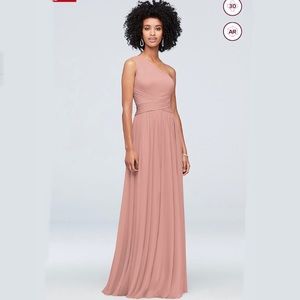 David’s Bridal Bridesmaid Dress Ballet Pink